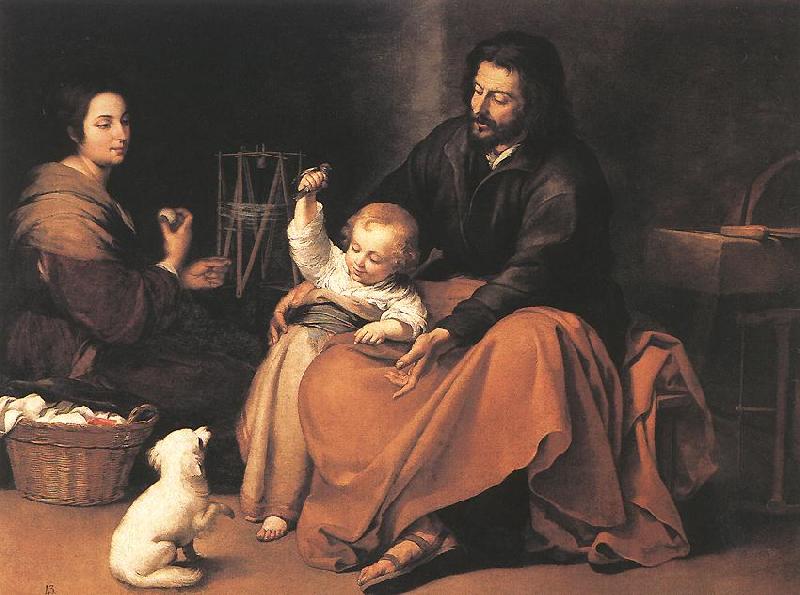 MURILLO, Bartolome Esteban The Holy Family sgh